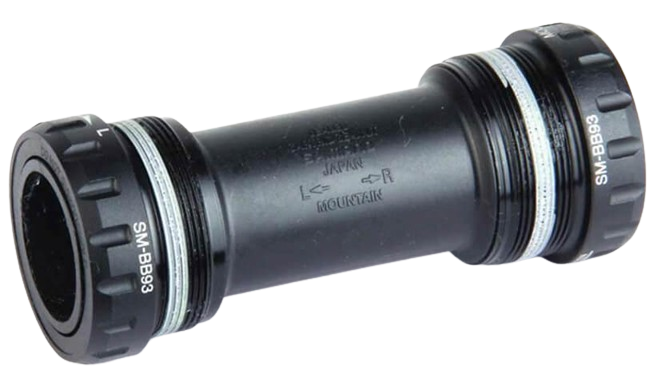 Shimano, ISMBB93B, SM-BB93, Hollowtech II, BB Shell: 68/E/73mm, Axle: 24mm, Steel, Silver