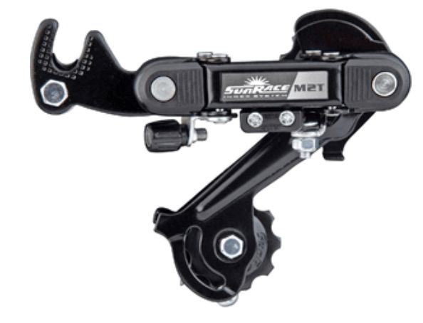 Sunrace, RDM2T, 7/6 Speed MTB Rear Derailleur, Short Cage, Bracket Mount