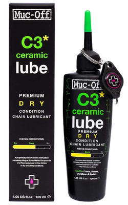 Muc-Off, Ceramic Dry Lubricant, 120ml with UV Torch