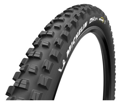 Michelin, DH34 Bike Park, Tire, 27.5''x2.40, Wire, Tubeless Ready, Bikepark, 2x55TPI, Black
