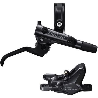 Shimano, Deore BL-M6100 / BR-M6100, MTB Hydraulic Disc Brake, Front, Post mount, Disc: Not included, Black