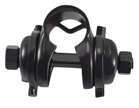 EVO, Saddle clamp, Steel, Black