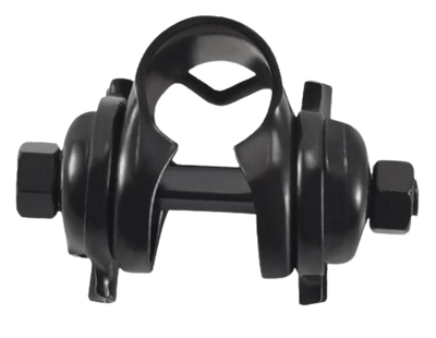 EVO, Saddle clamp, Steel, Black