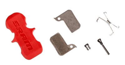 SRAM, Level TLM, Level Ultimate, HRD, Disc Brake Pads, Shape: SRAM Monoblock, Organic Quiet, Steel, Pair