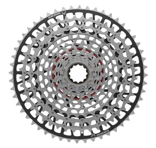 SRAM, XS-1297 XX Eagle T-Type, Cassette, Silver/Black, Speed: 12, 10-52T