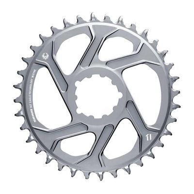 SRAM, X-SYNC 2 X01 Eagle Polar Grey, Chainring, Teeth: 34, Speed: 12, BCD: Direct Mount, Single, Alloy, Offset 3mm, Grey