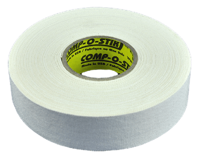 North American Tape, White Cloth Hockey Tape, 24mm x 18m