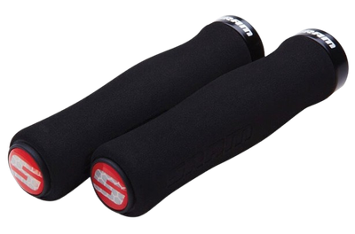 SRAM, Contour Foam Locking, Grips, Pair, Black/Black