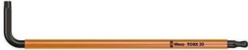 Wera, Tools Torx Holding Function Long Arm L-Key, Light Orange, T30
