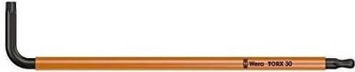 Wera, Tools Torx Holding Function Long Arm L-Key, Light Orange, T30