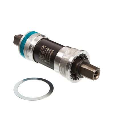 Shimano, BB-UN300-K LL123, Square Taper BB, British, 68mm, : 122.5mm, Silver