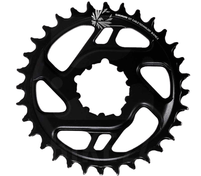 SRAM, 12SP X-Sync 2, 34T Chainring, 12sp, BCD: Direct Mount, 3mm offset, Aluminum, Black