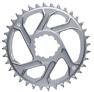 SRAM, X-SYNC 2 X01 Eagle Polar Grey, Chainring, Teeth: 30, Speed: 12, BCD: Direct Mount, Single, Alloy, Offset 3mm, Grey