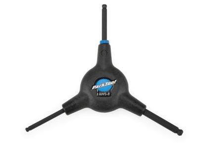 Park Tool, AWS-8, 3-way Balldriver hex wrench, 4mm, 5mm and 6mm