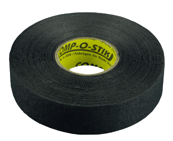 North American Tape, Black Cloth Hockey Tape, 24mm x 25m