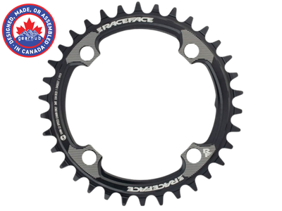 Race Face, 104 BCD 34T Chainring (Shimano 12s) Black