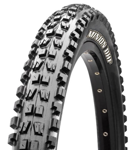 Maxxis, Minion DHF, Mountain Tire, 24''x2.40, Folding, Tubeless Ready, Dual, EXO, 60TPI, Black