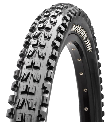 Maxxis, Minion DHF, Mountain Tire, 24''x2.40, Folding, Tubeless Ready, Dual, EXO, 60TPI, Black