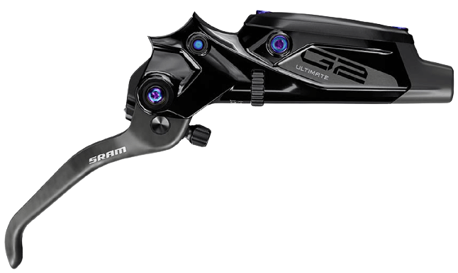SRAM, G2 Ultimate, Brake Lever, Gloss Black Rainbow Anodized, 11.5018.052.011
