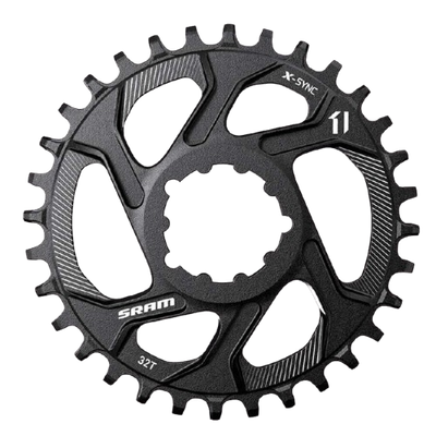 SRAM, X-Sync, 28T, 11sp, Direct Mount 3mm Boost, Chainring, For single speed, Aluminum, Black