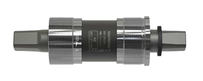 Shimano, BB-UN300 XL118, Square Taper BB, British, 68mm, : 118mm, Silver