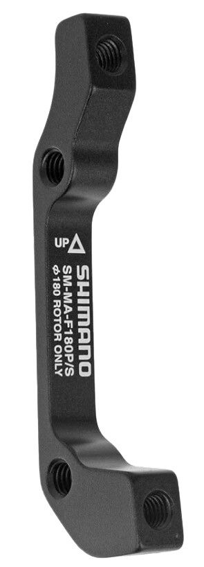 Shimano, SM-MA-F180P/P2, Disc brake adapter for Post Mount caliper, Front, Post Mount fork, 180mm rotor