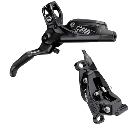 SRAM, G2 RS A2, MTB Hydraulic Disc Brake, Rear, Post mount, Disc: Not included, Black