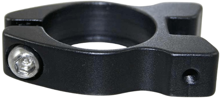 EVO, Seatpost Clamp With Two M5 Threaded Eyelets, Black, 31.8mm