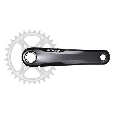 Shimano, XTR FC-M9125-1, Crankset, Speed: 11/12, Spindle: 24mm, BCD: Direct Mount, No Chainring, Hollowtech II, 175mm, Grey, SuperBoost+, IFCM91251EXX