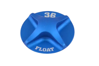 Fox, Spring Hardware: 2014 36 FLOAT Air Topcap Assemblies, A1, Blue Ano