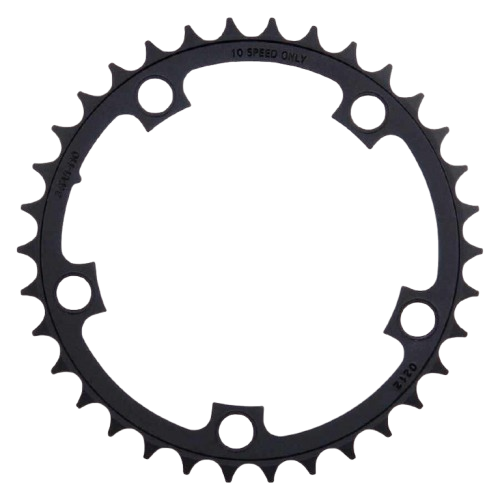 SRAM, 34T, 10 sp, BCD 110mm, 5-Bolt, Inner Chainring, For 34/50, Aluminum, Black, 11.6215.197.020