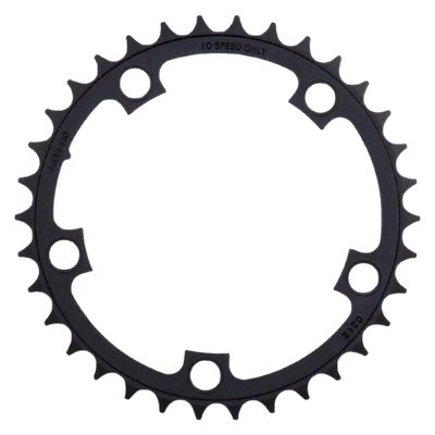 SRAM, 34T, 10 sp, BCD 110mm, 5-Bolt, Inner Chainring, For 34/50, Aluminum, Black, 11.6215.197.020