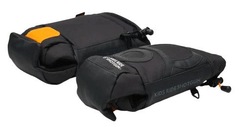 Kids Ride Shotgun, Pogies, Black, Pair
