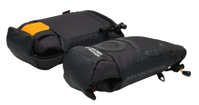 Kids Ride Shotgun, Pogies, Black, Pair