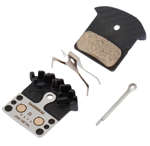 Shimano, J-Type, Disc Brake Pads, Shape: Shimano G-Type/F-Type/J-Type, Metallic, Pair, IBPJ04CMFA