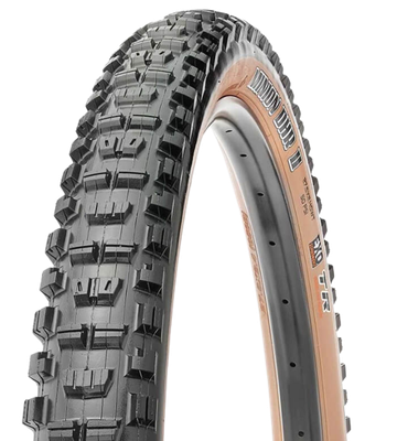 Maxxis, Minion DHR2, Mountain Tire, 29''x2.40, Folding, Tubeless Ready, Dual, EXO, Wide Trail, 60TPI, Tanwall