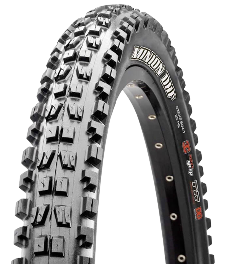 Maxxis, Minion DHF, Mountain Tire, 24''x2.40, Wire, Clincher, 3C Maxx Grip, DH, 60x2TPI, Black