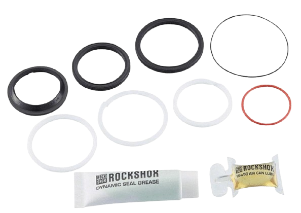 RockShox, 50 Hour Service Kit For SIDluxe A1, Includes Air Can Seals, Piston Seal, Glide Rings, 00.4318.037.000