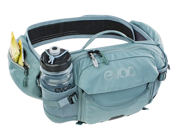 EVOC, Hip Pack Pro E-Ride, Hydration Bag, Volume: 3L, Bladder: Not included, Steel