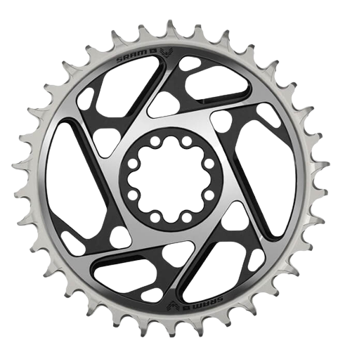 SRAM, Eagle T-Type DM XX SL 3mm Offset, Chainring, Teeth: 34, Speed: 12, BCD: Direct Mount, Aluminum, Black