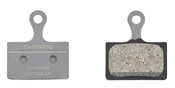 Shimano, K-Type, Disc Brake Pads, Shape: Shimano K-Type/L-Type, Resin, Pair, IBPK05TIRXA