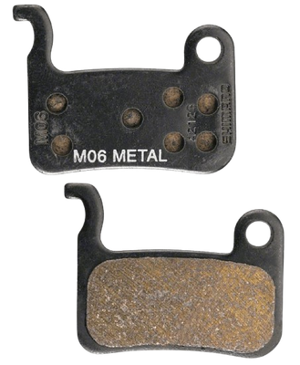 Shimano, M06 A-Type, Disc Brake Pads, Shape: Shimano A-Type, Metallic, Pair, IBPM06MXA