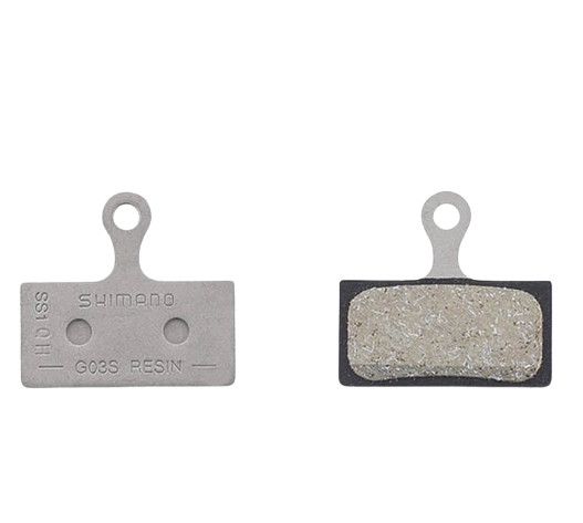 Shimano, G-Type, Disc Brake Pads, Shape: Shimano G05S-RX, Resin, Pair