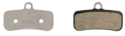 Shimano, D-Type, Disc Brake Pads, Shape: Shimano D-Type/H-Type, Resin, Pair, EBPD03SRXA