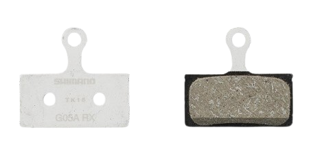 Shimano, G05A-RX, Resin Pad w/ Spring and Split Pin w/o Fin (Bulk Unpackaged)