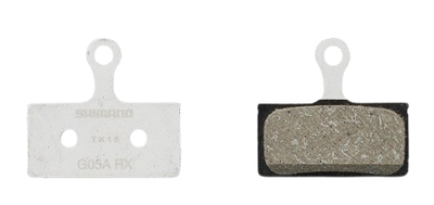 Shimano, G05A-RX, Resin Pad w/ Spring and Split Pin w/o Fin (Bulk Unpackaged)