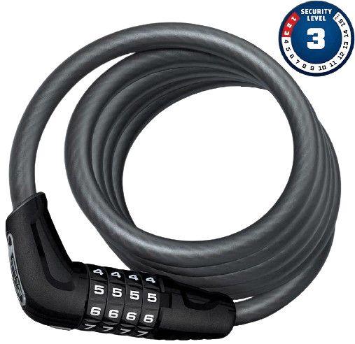 Abus, Numero 5510C, Cable with 4 digit combination lock, 10mm x 180cm (12mm x 5.9')