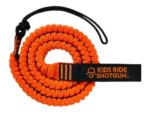 Kids Ride Shotgun, MTB Tow Rope, Orange
