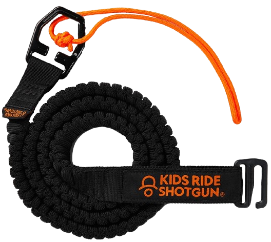 Kids Ride Shotgun, Quick Fit MTB Tow Rope, Black
