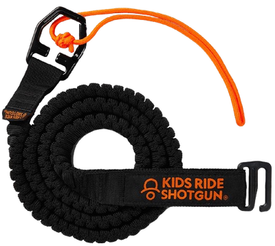 Kids Ride Shotgun, Quick Fit MTB Tow Rope, Black